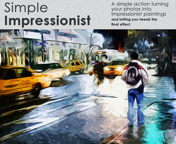 impressionist photoshop action free download